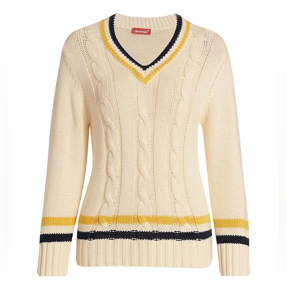 DENIMIST Shrunken Tennis Sweater